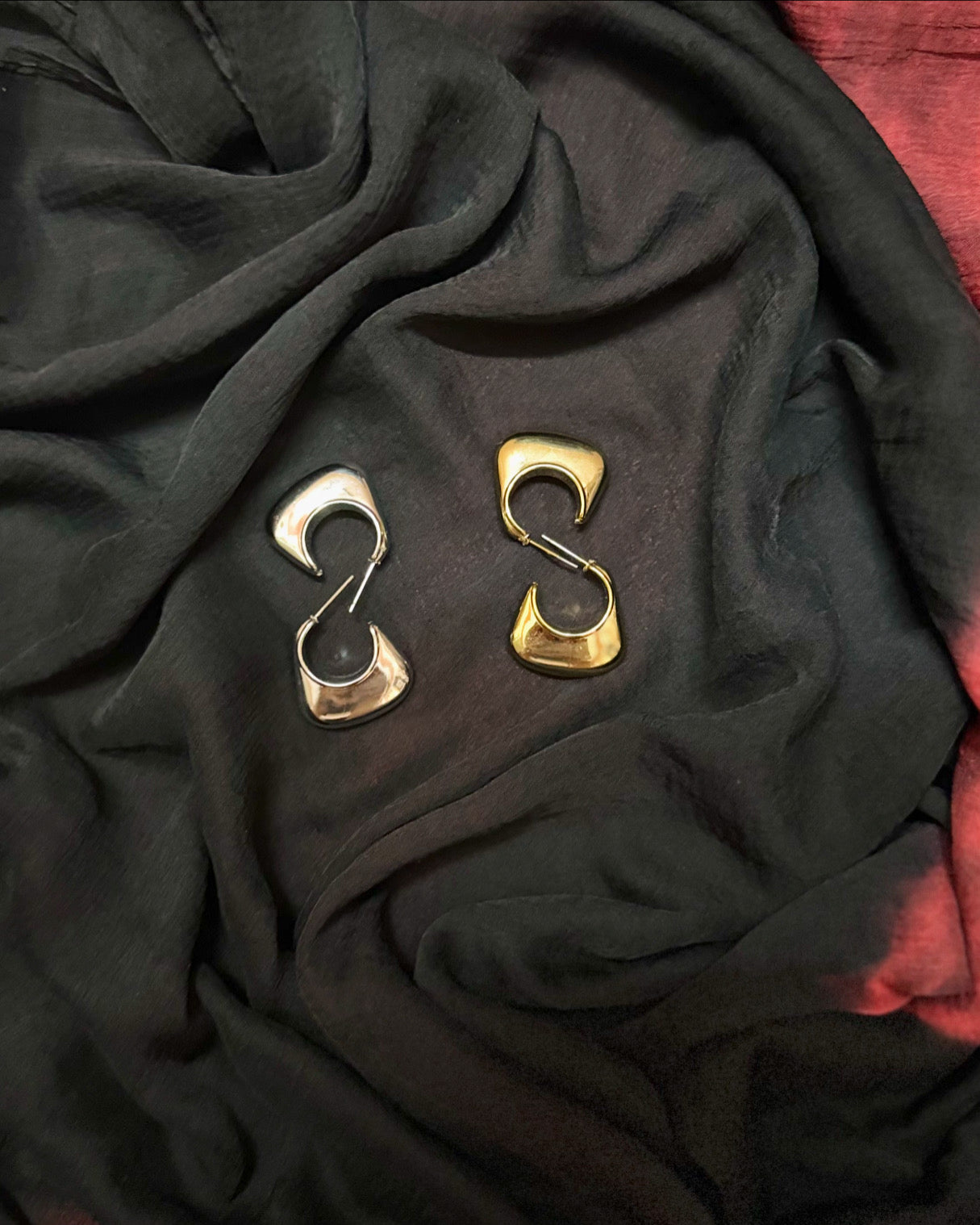 Hoop style earrings