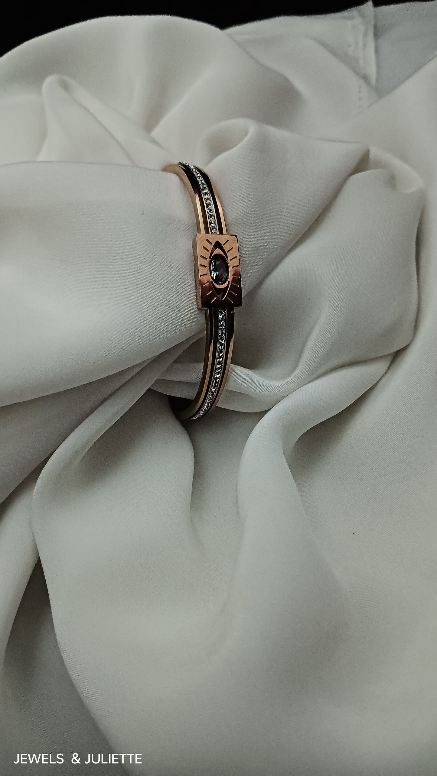 Rose gold Evil Eye Bracelet