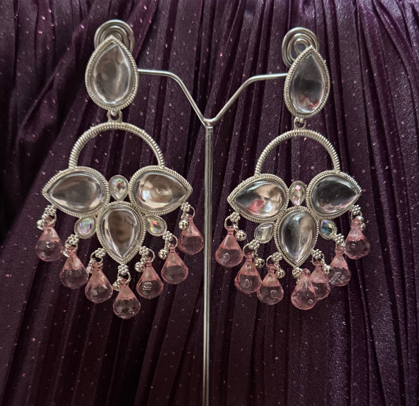 Kundan style earrings